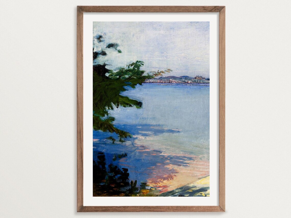 Lake House Decor New Hampshire, Vintage Landscape