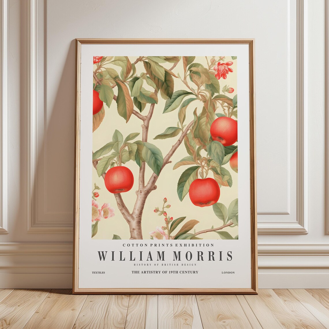 William Morris Botanical Print, Vintage Mid-Century Modern - Image 2