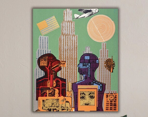 Eduardo Paolozzi Pop Art Poster Wittgenstein In New York Collage