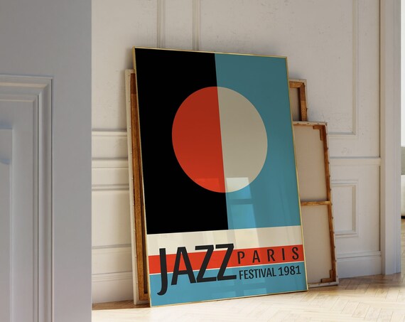 Jazz Festival Vintage Home Decor Poster