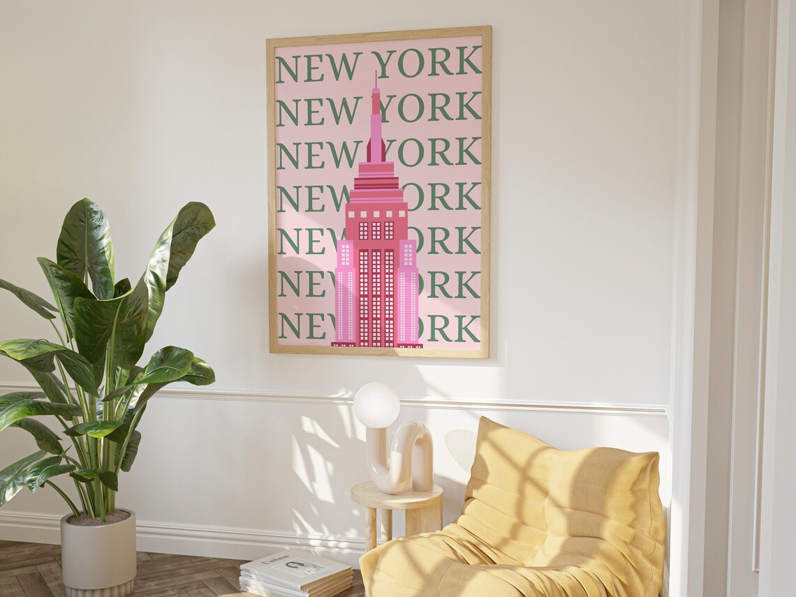 New York City Travel Poster, Trendy Wall Art - Image 2