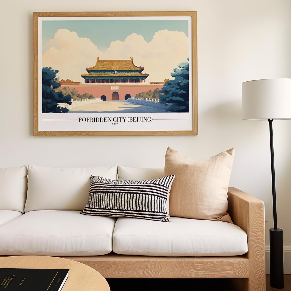 Historic Forbidden City Beijing China Imperial Palace Gate Poster