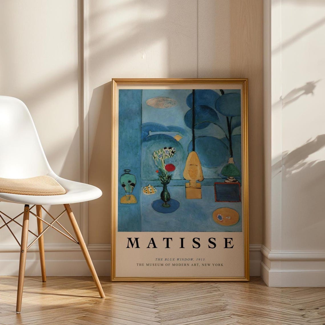 Matisse The Blue Window 1913 Fauvist Interior Reproduction Art Poster