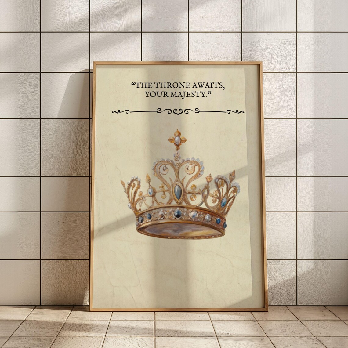 Funny Bathroom Art Print, Toilet Humor Decor