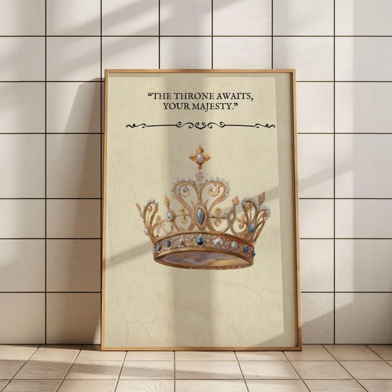 Funny Bathroom Art Print, Toilet Humor Decor
