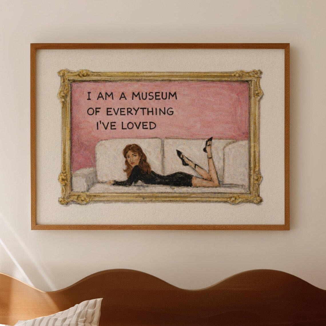 I Am a Museum of Everything I Have Loved Literary Quote Poster