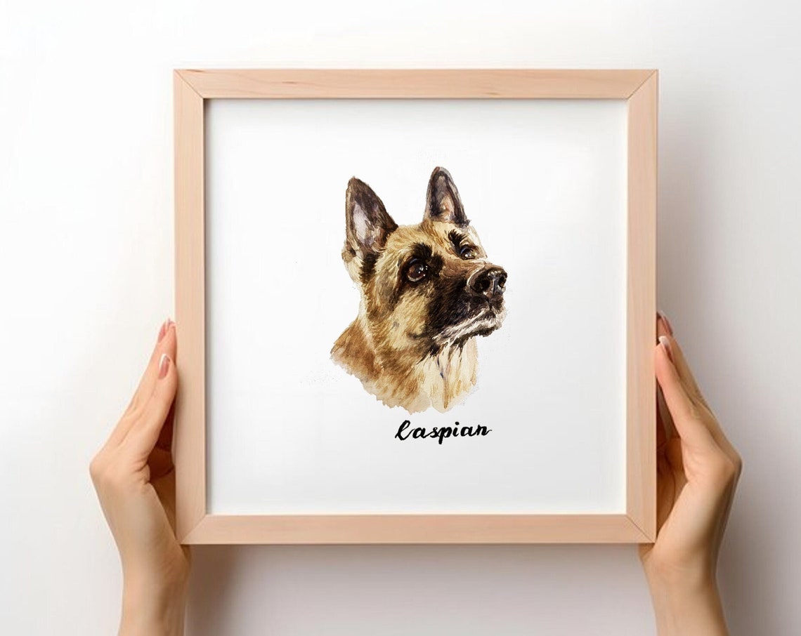 Custom Pet Portrait, Hand Painted Watercolor - Image 3