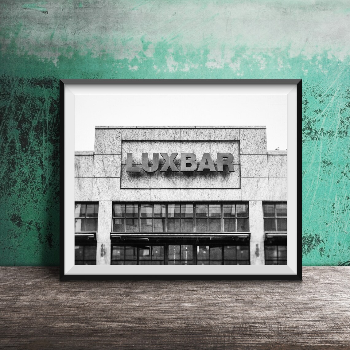 Luxbar Gold Coast Chicago Bar Storefront Sign Photography Poster - Image 2