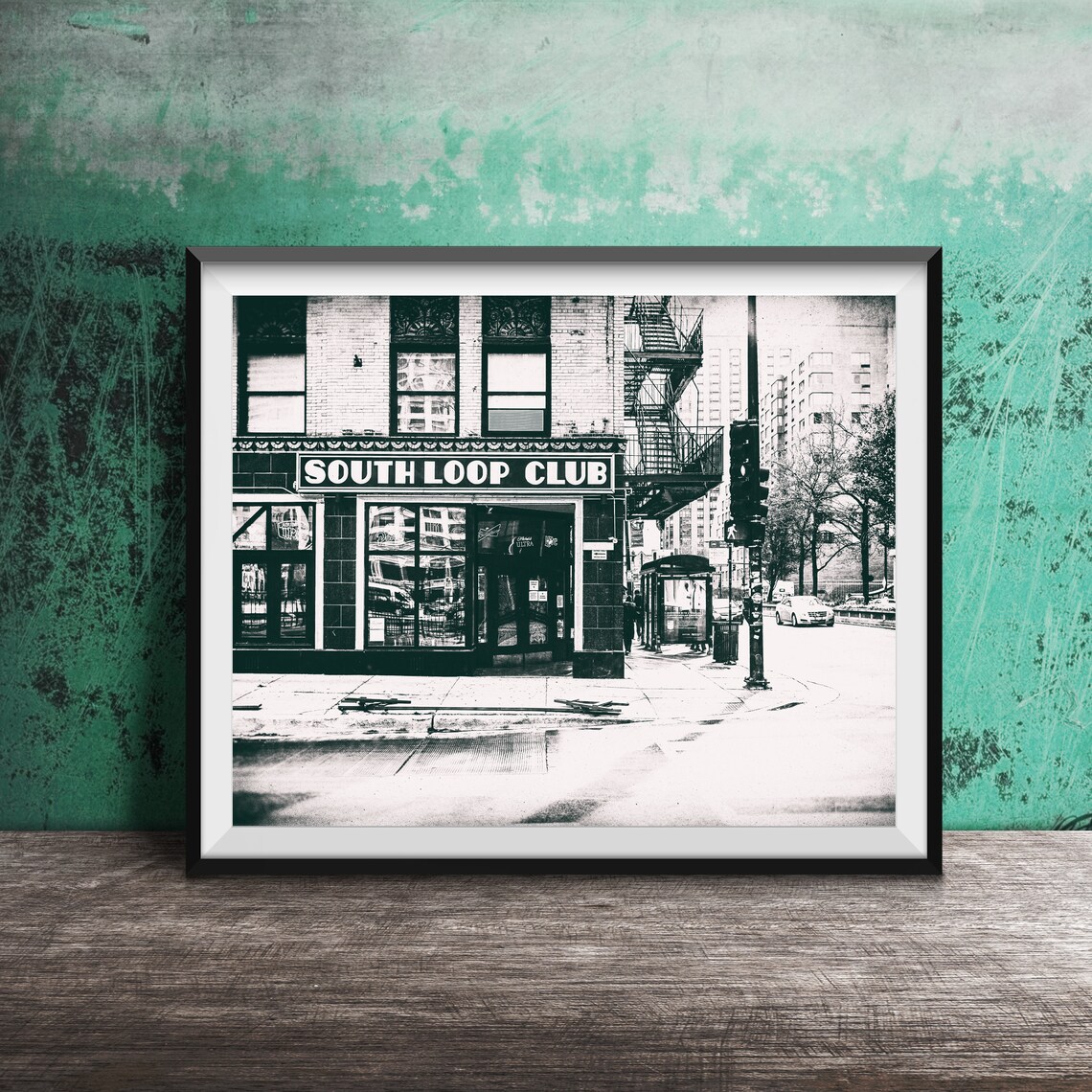 South Loop Club Chicago Photography Wall Art Print