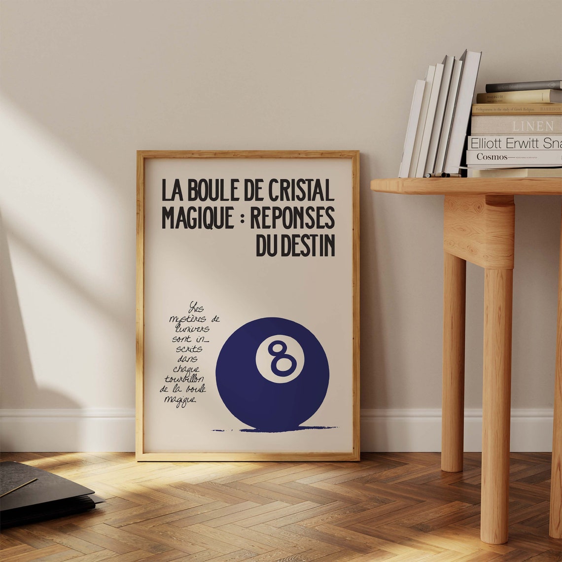 La Boule de Cristal Magique French Eight Ball Fortune Poster - Image 3