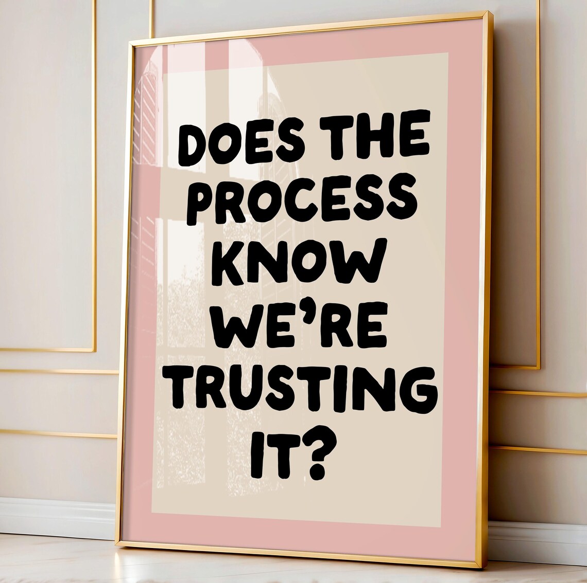 Does The Process Know We’re Trusting It? Art Print