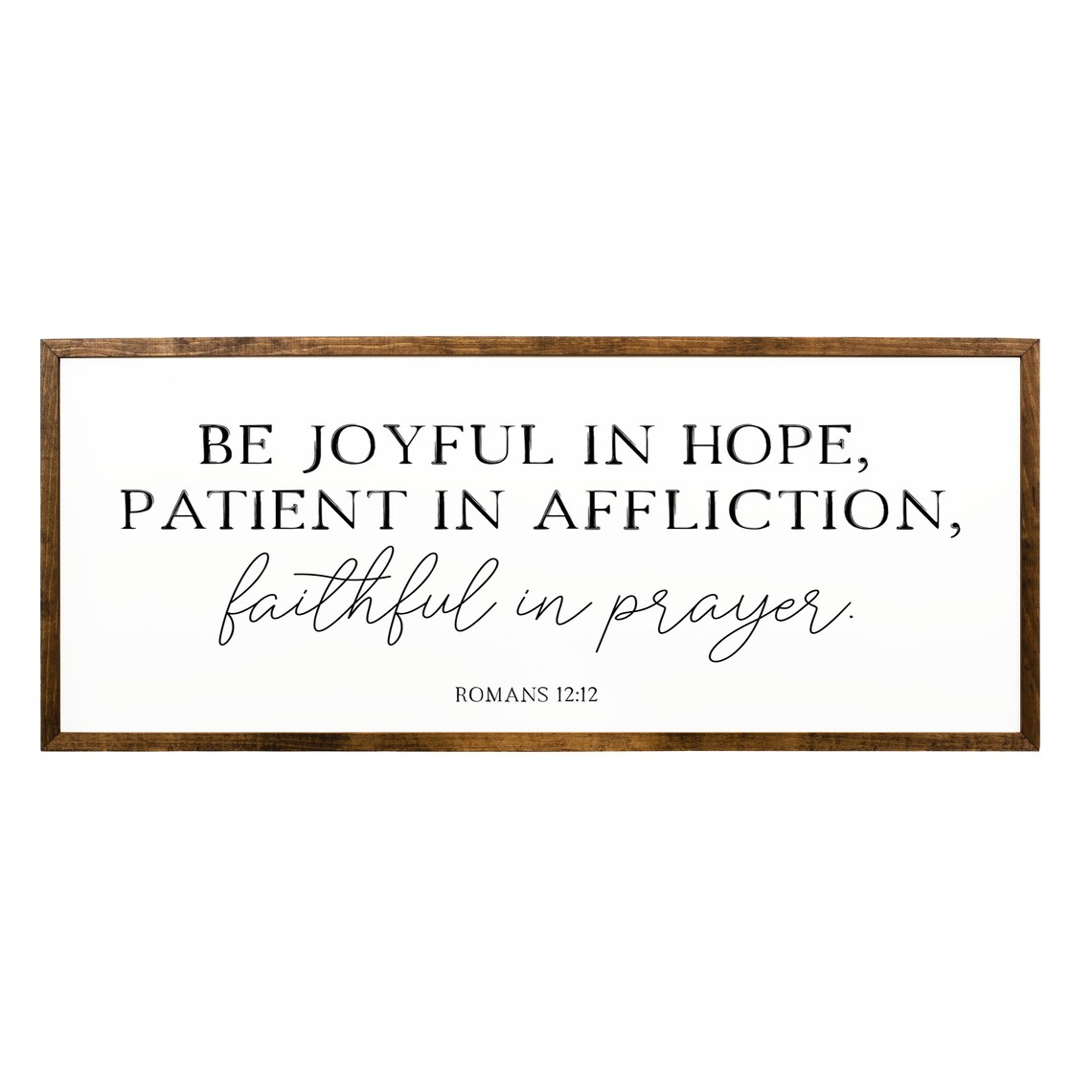 Romans 12:2 Christian Scripture Verse Wall Art Print - Image 2