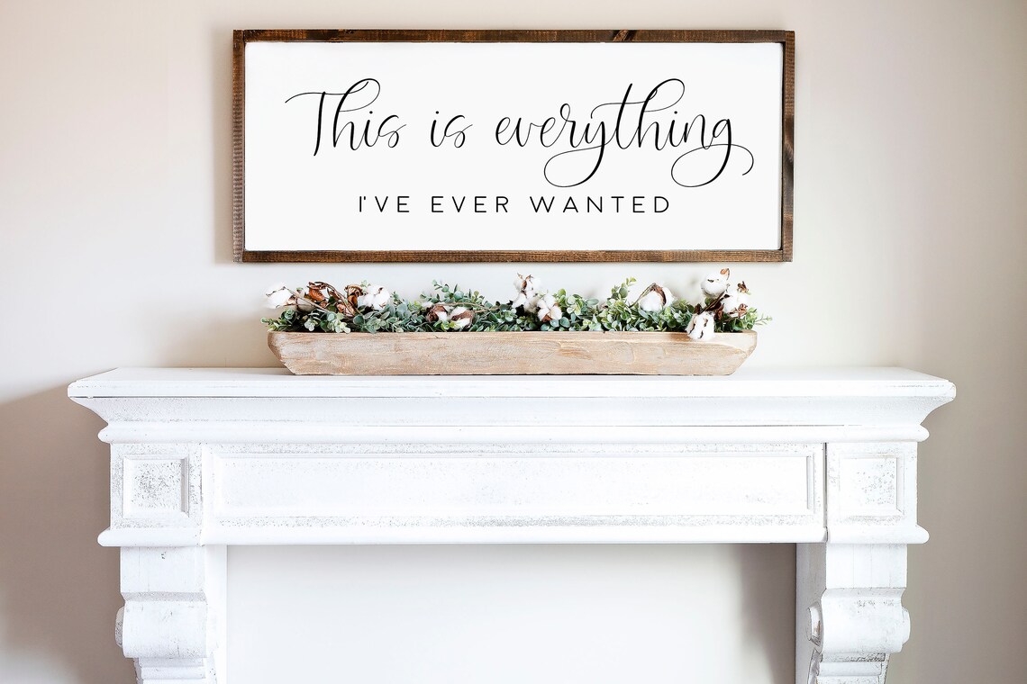 Family Is Everything Farmhouse Home Sign Art Print
