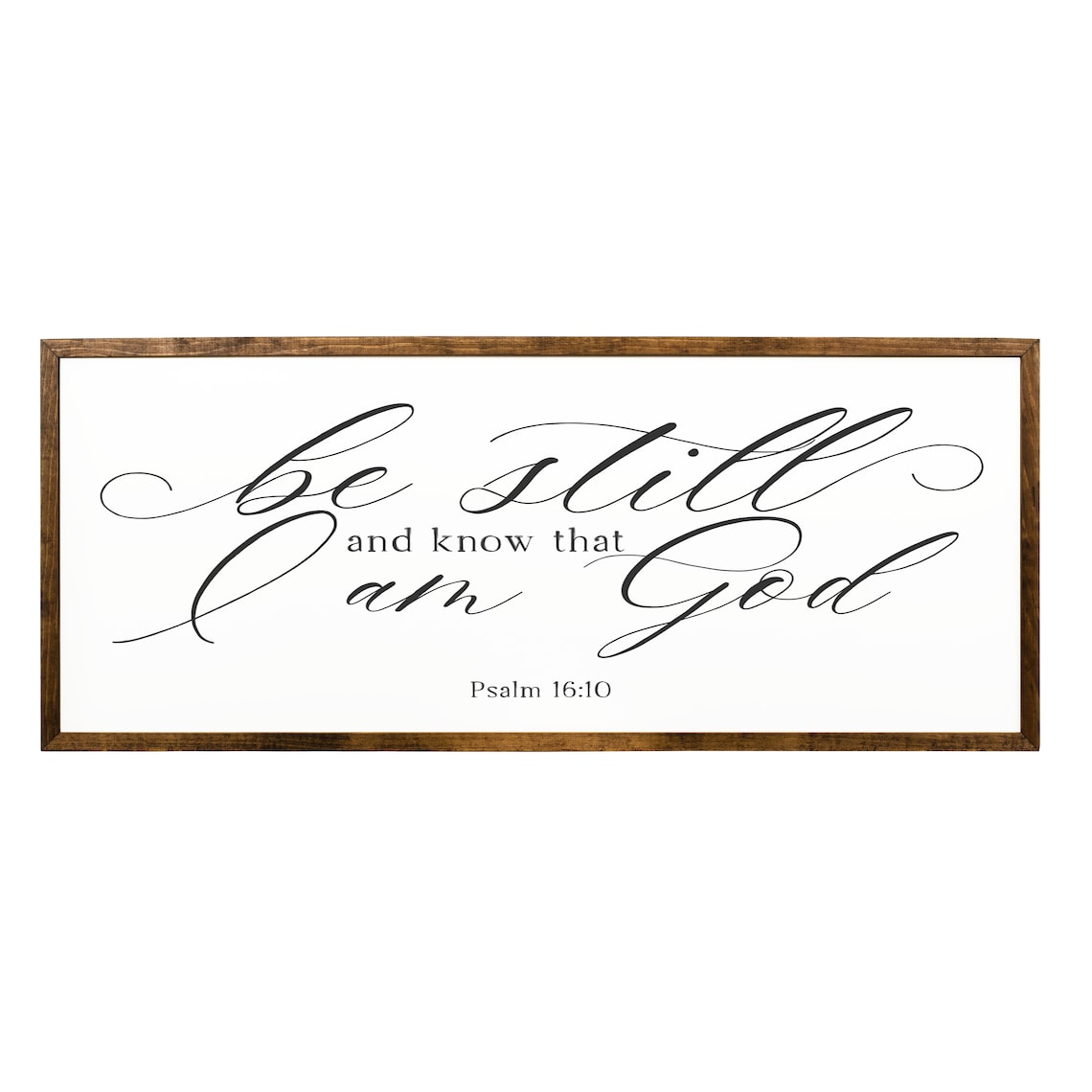 Be Still And Know Psalm 16:10 Scripture Art Print - Image 2