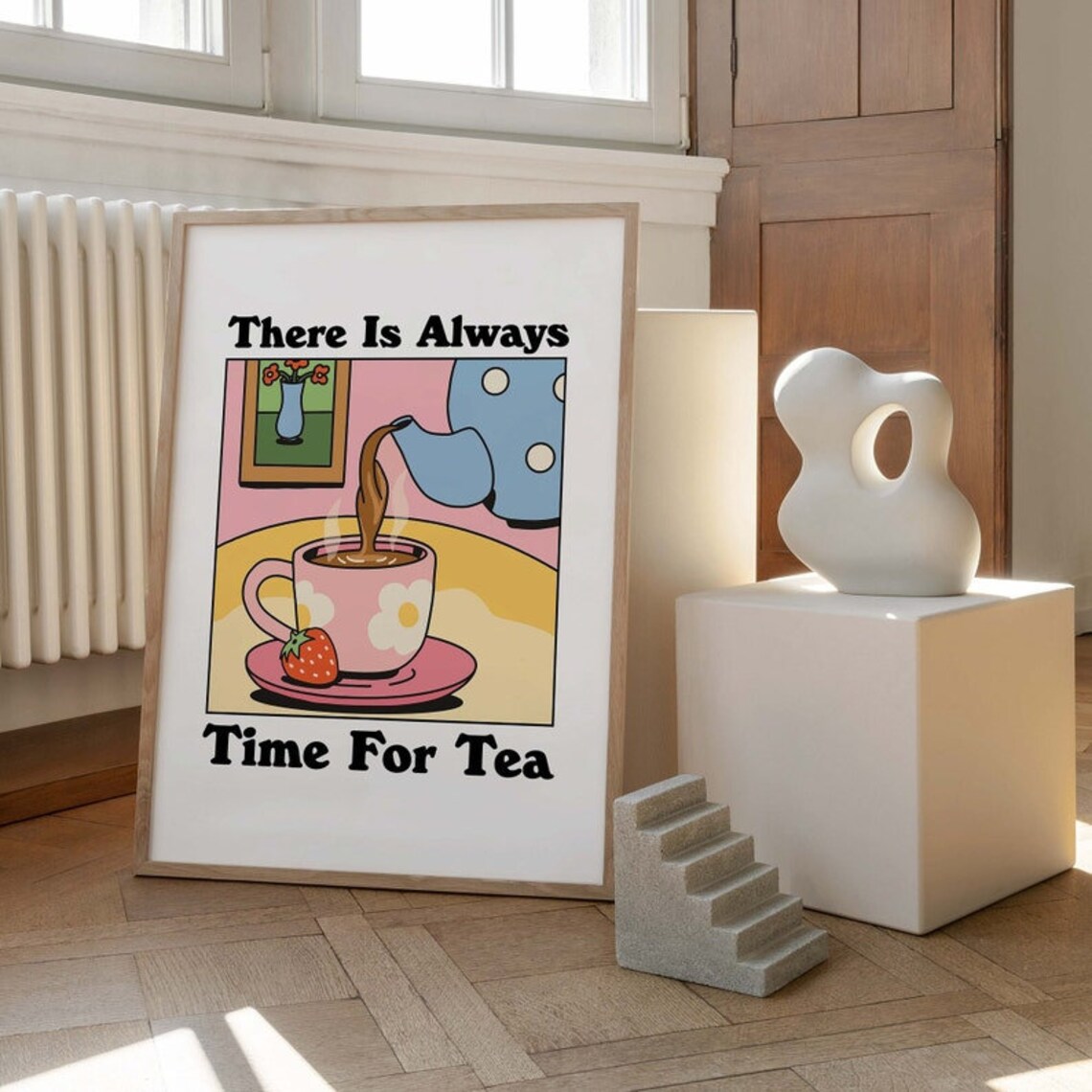 Cafe Tea Retro Drink Poster, Kitchen Decor Art - Image 2