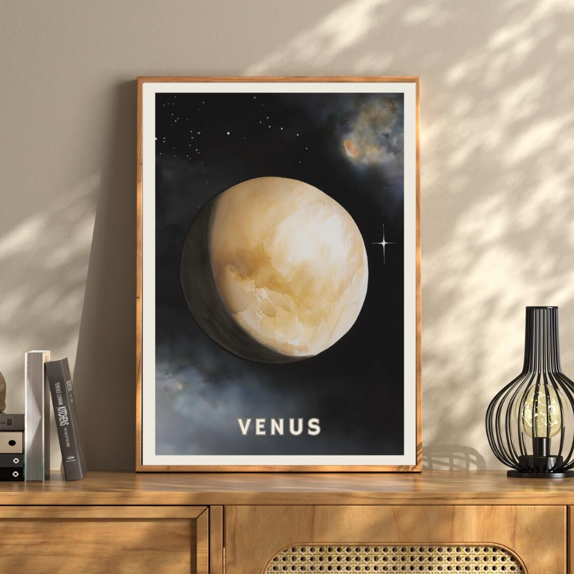 Venus Planet Art Print, Space Decor - Image 3