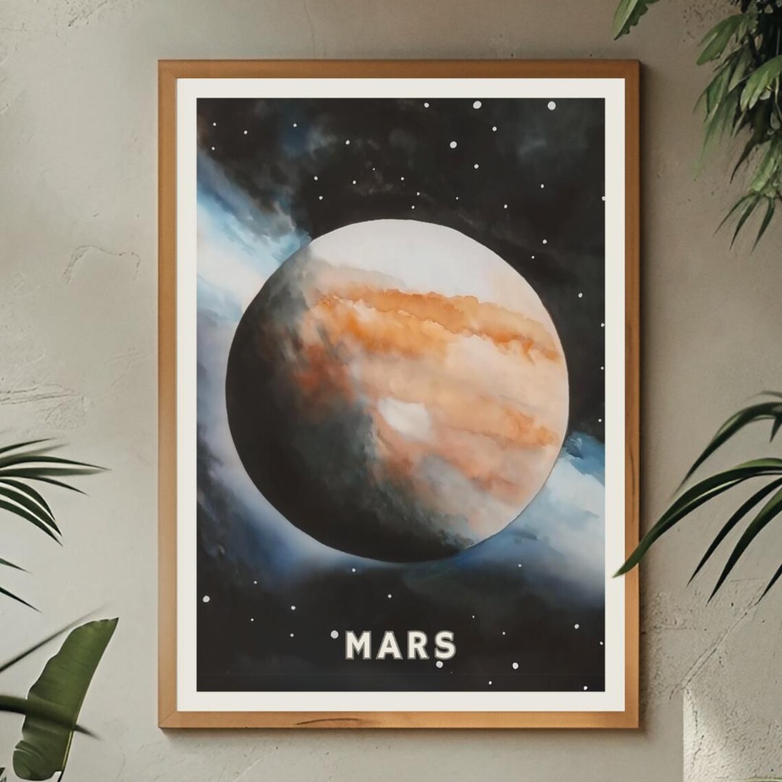 Mars Planet Poster, Cosmic Exploration Art Print - Image 2