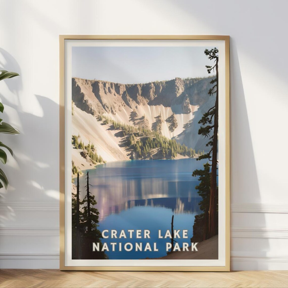 Crater Lake National Park, Oregon Travel Poster