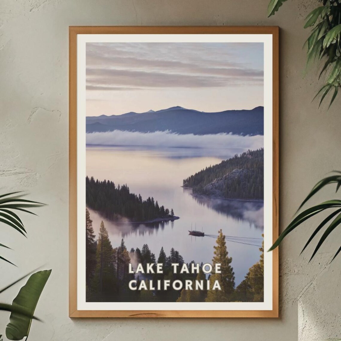 Lake Tahoe California, Sierra Nevada Landscape Art Print - Image 2