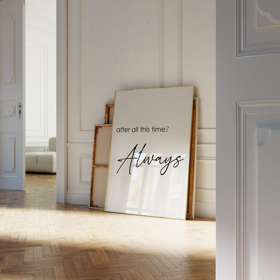 After All This Time Always Harry Potter Snape Quote Elegant Script Poster - Image 3