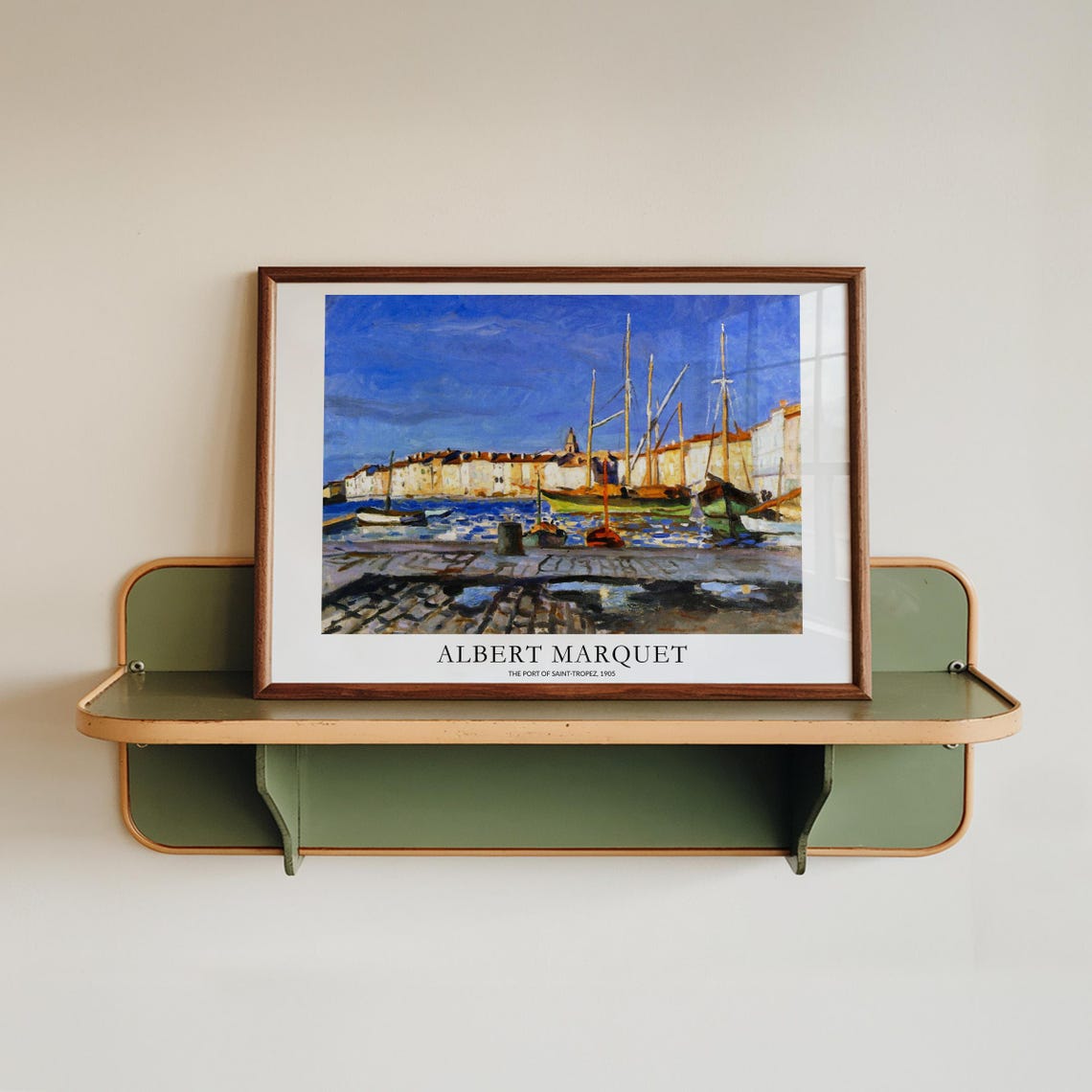 Albert Marquet Port of Saint-Tropez 1905 Exhibition Art Poster