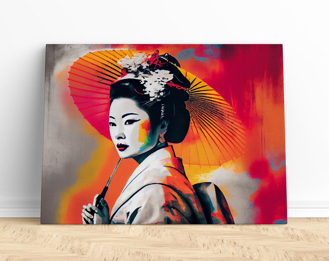 Geisha Wall Art Geisha Wall Art Geisha Print Geisha Art Geisha Poster Geisha Artwork Geisha Japanese Geisha Wall Art