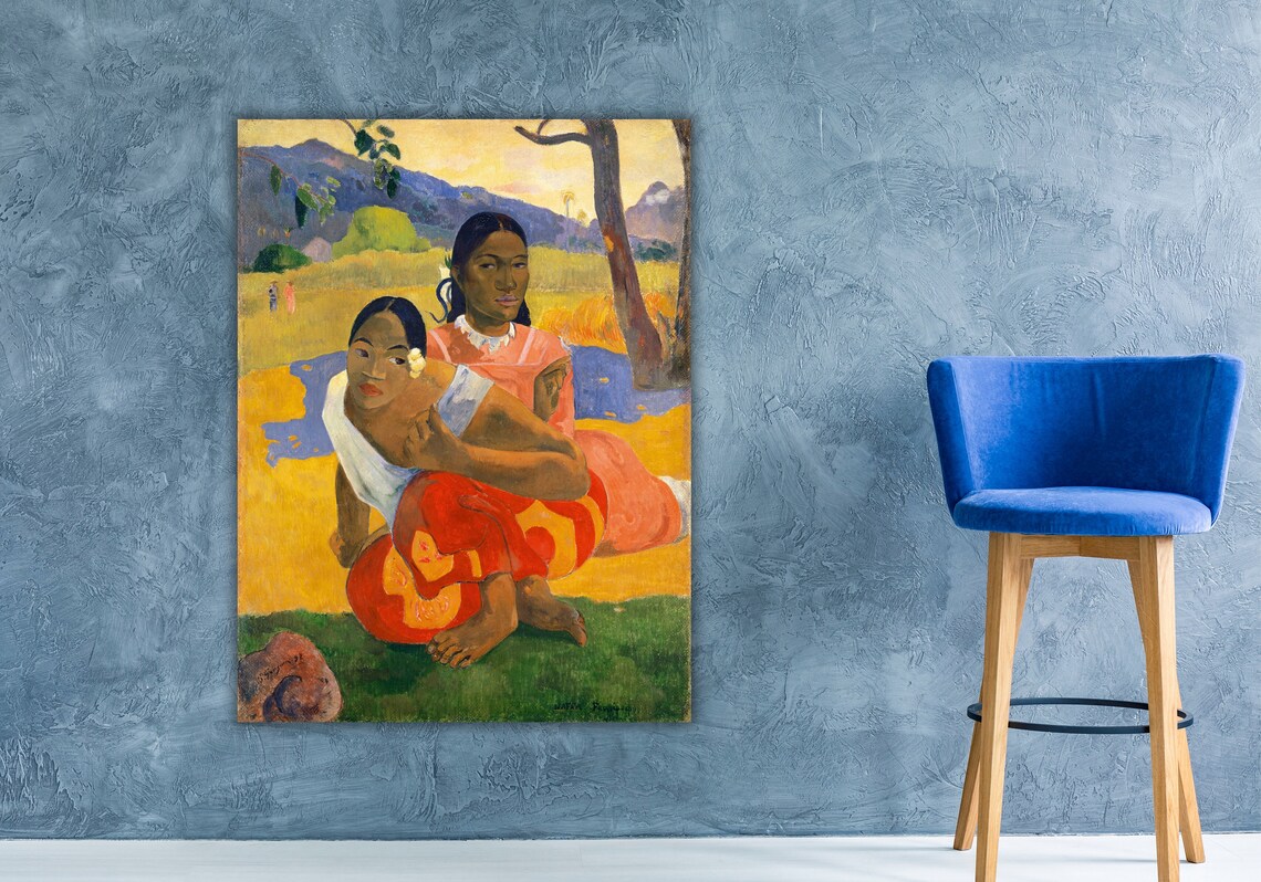 Paul Gauguin When Will You Marry Classic Tahitian Women Art Poster - Image 3