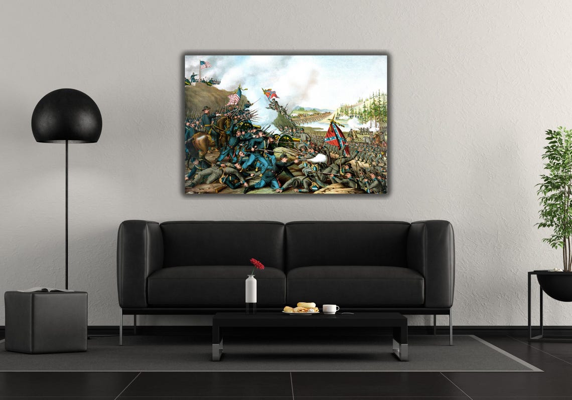 The Battle Of Franklin Poster 1864 Images Of America The Civil War The Battle Of Franklin Tenn November 10 Fine Art Print Reproduction - Image 2
