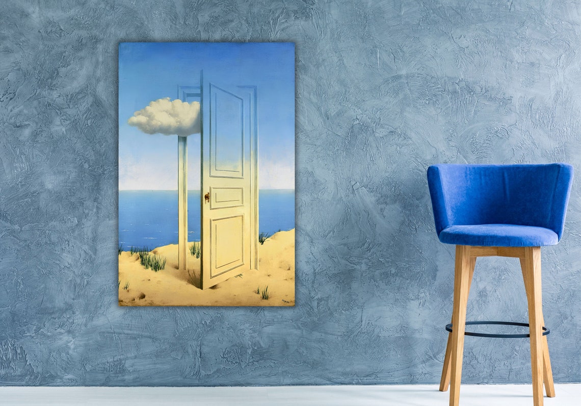 Rene Magritte The Victory Door Beach Cloud Surrealist Art Poster - Image 3