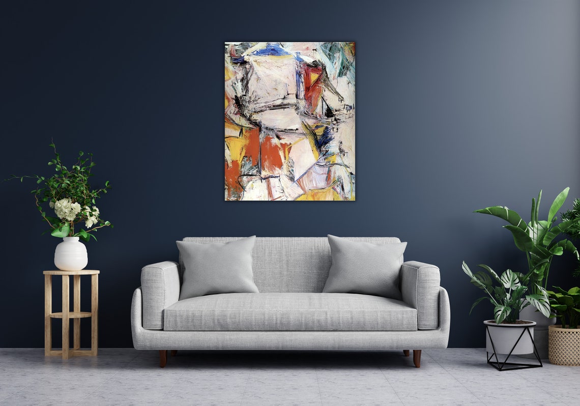 Willem De Kooning Abstract Expressionist Bold Brushwork Poster - Image 3