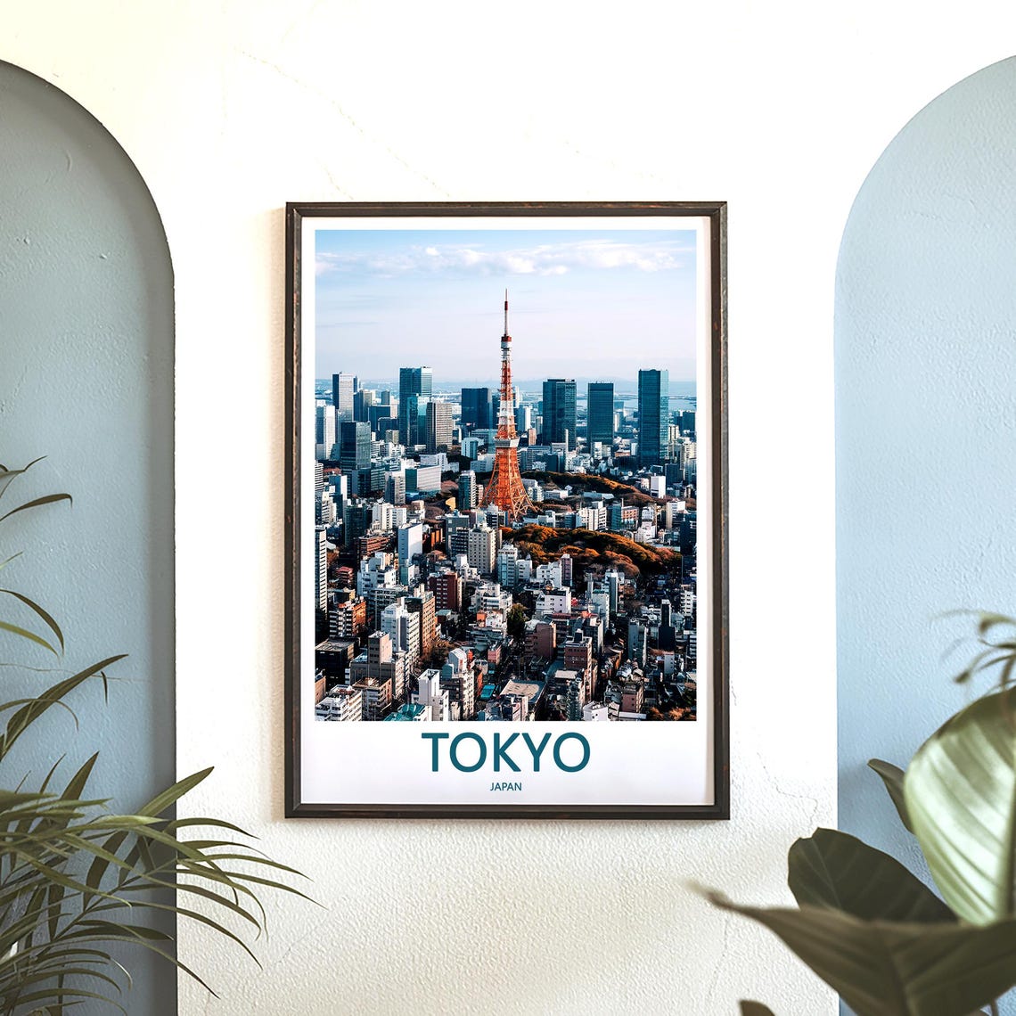 Tokyo Print Wall Art Tokyo Japan Travel Art Print Tokyo Hanging Wall Decor Tokyo Poster Prints Home Decor Tokyo Japan Poster Travel Gift Art - Image 3