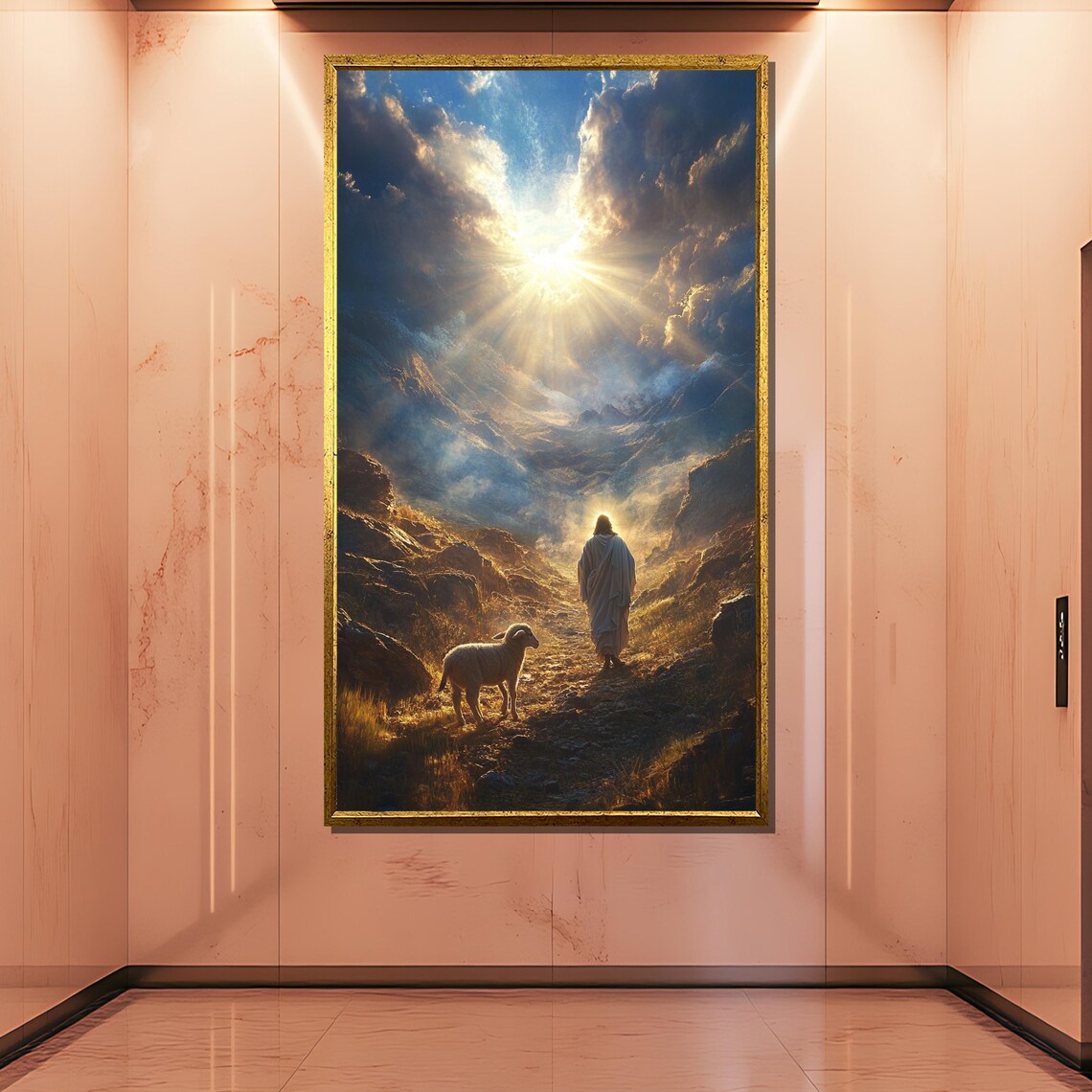 Jesus The Good Shepherd, Christian Faith Decor - Image 3
