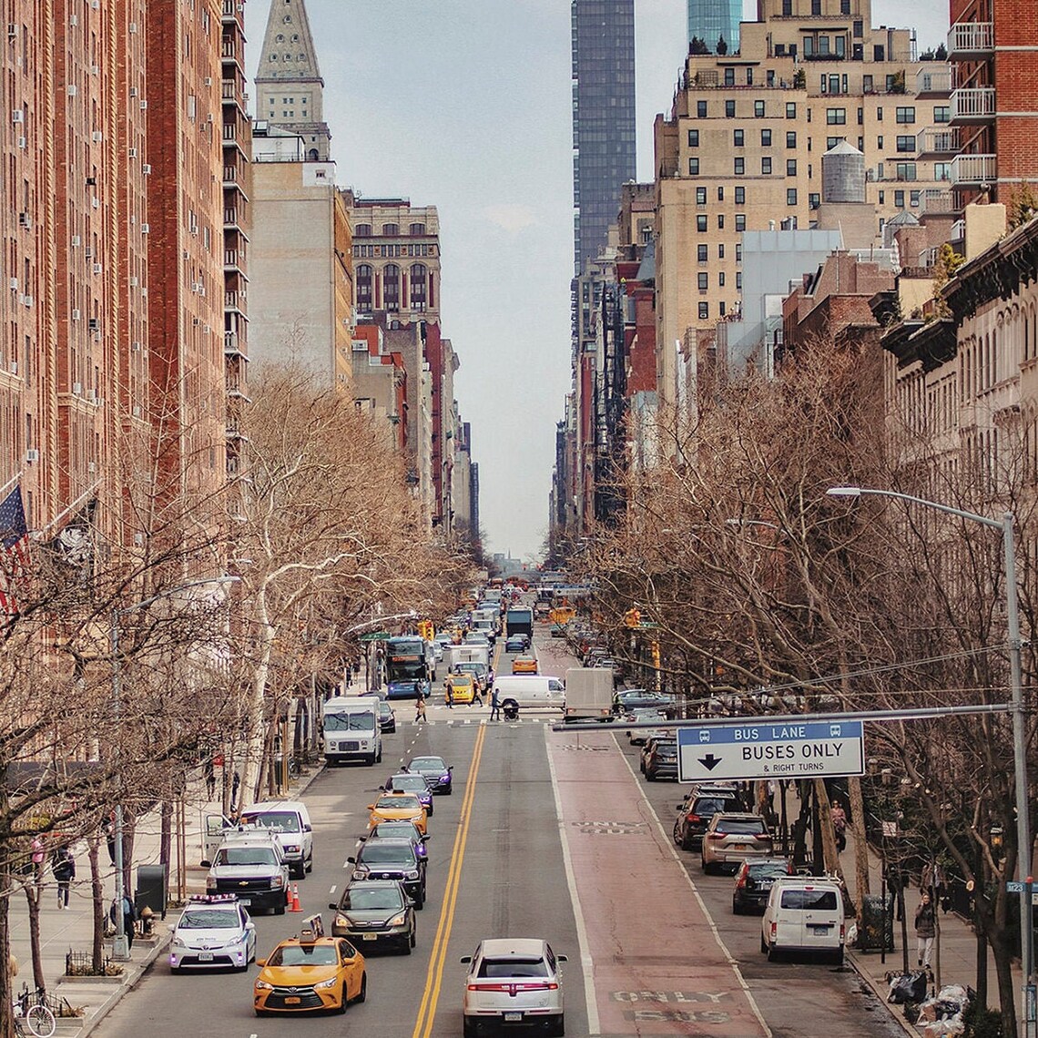 New York City Street Photo Aerial Travel Poster - Image 2