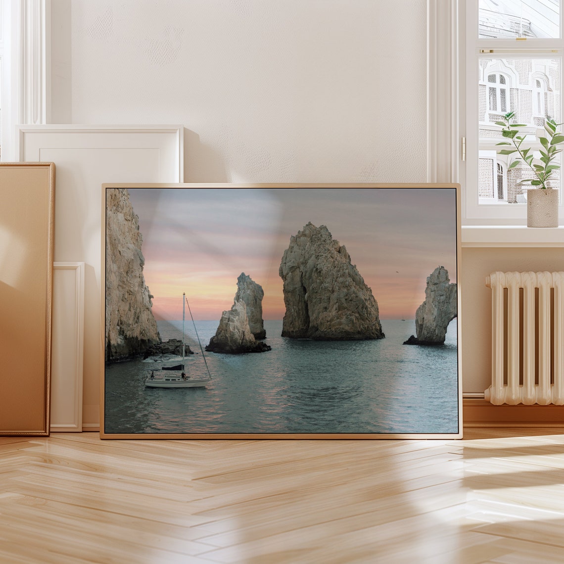 Cabo San Lucas El Arco Arch Sunset Sailboat Ocean View Poster - Image 4