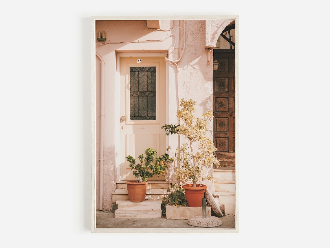 Corfu Travel Poster, Greece Wall Art Print
