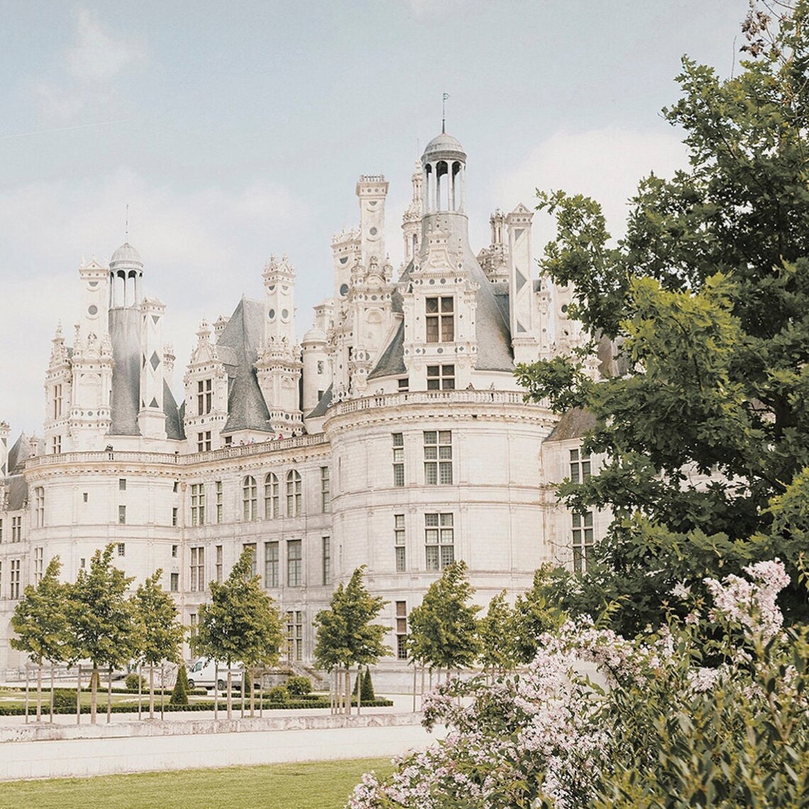 Chateau Chambord, French Castle Travel Poster - Image 2