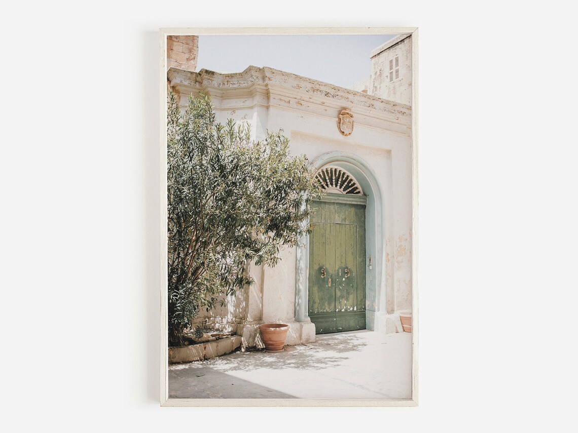 Olive Door Print, Puglia Italy Architecture Art