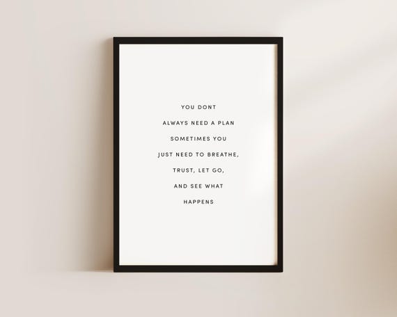 Inspirational Quotes Poster, Motivational Wall Art