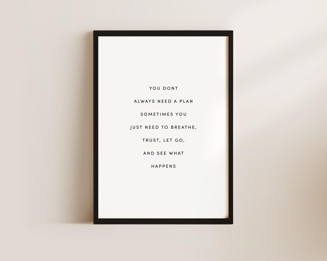 Inspirational Quotes Poster, Motivational Wall Art