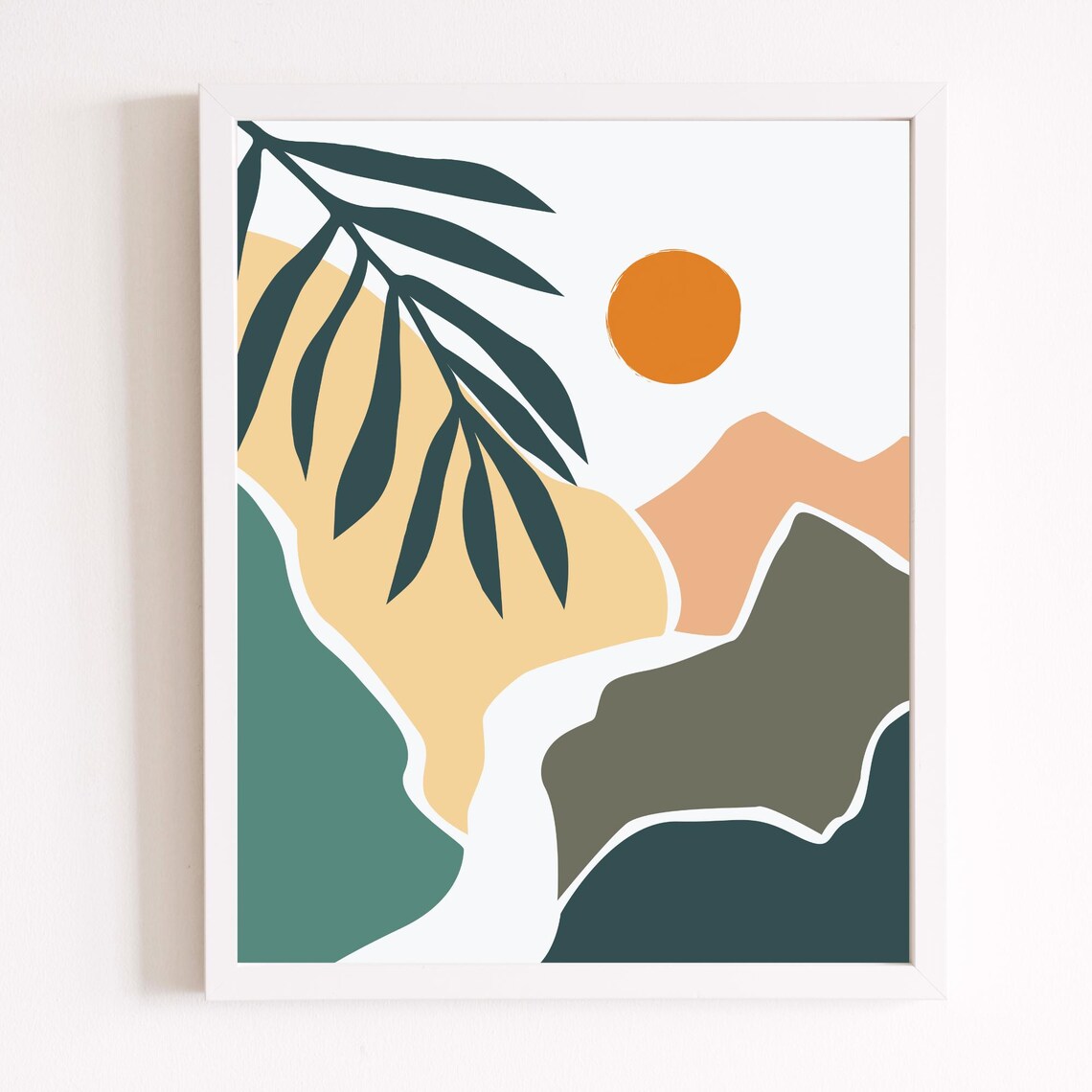Boho Botanical Wall Art, Minimalist Decor Print - Image 4