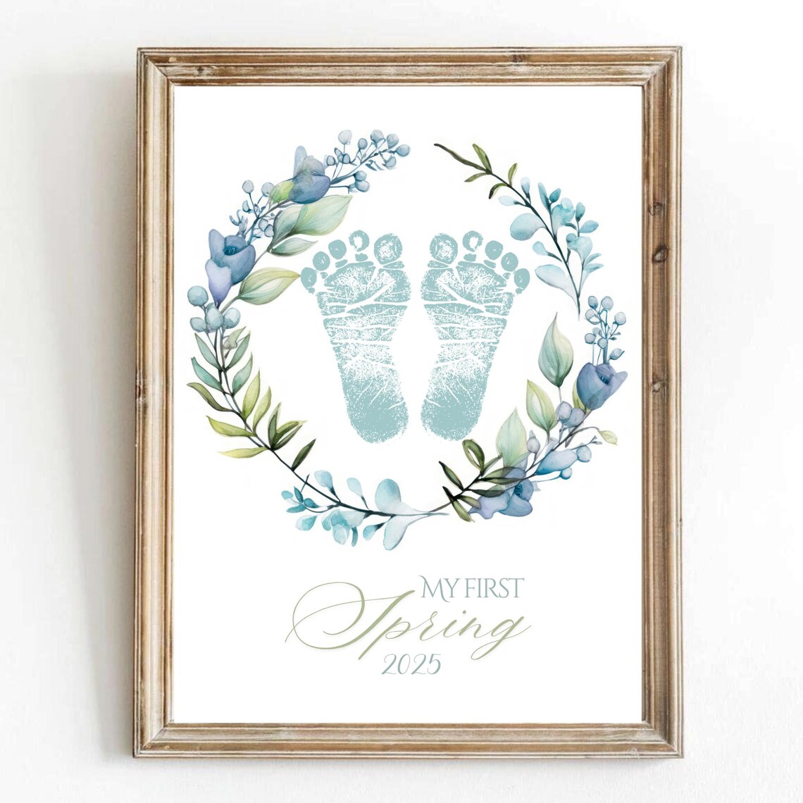 Spring Footprint Handprint Craft, Kids Activity