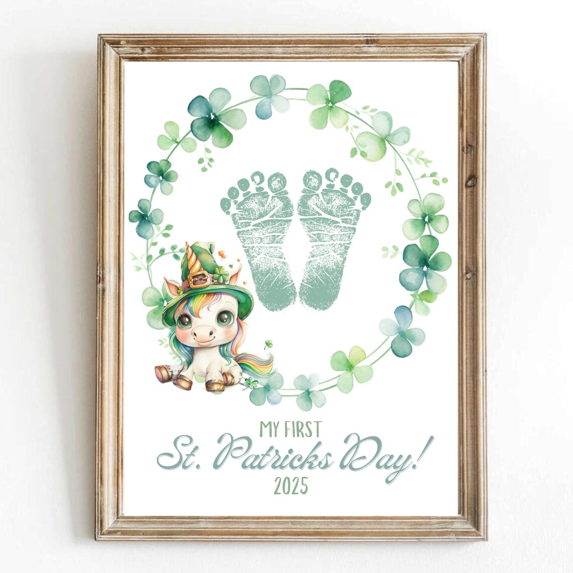 My First St Patrick's Day Keepsake, Newborn Baby