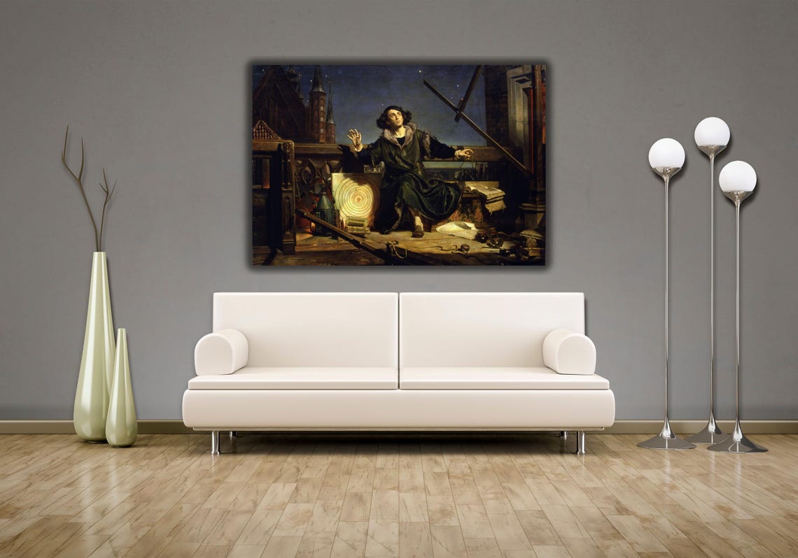 Jan Matejko Copernicus Conversations With God Night Rooftop Poster - Image 2