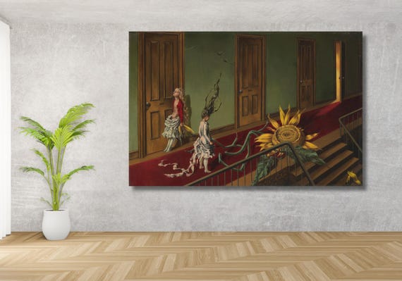 Eine Kleine Nachtsmusik Original Dorothea Tanning Exhibition Poster Eine Kleine Nachtsmusik Stunning Surrealist Female Artist