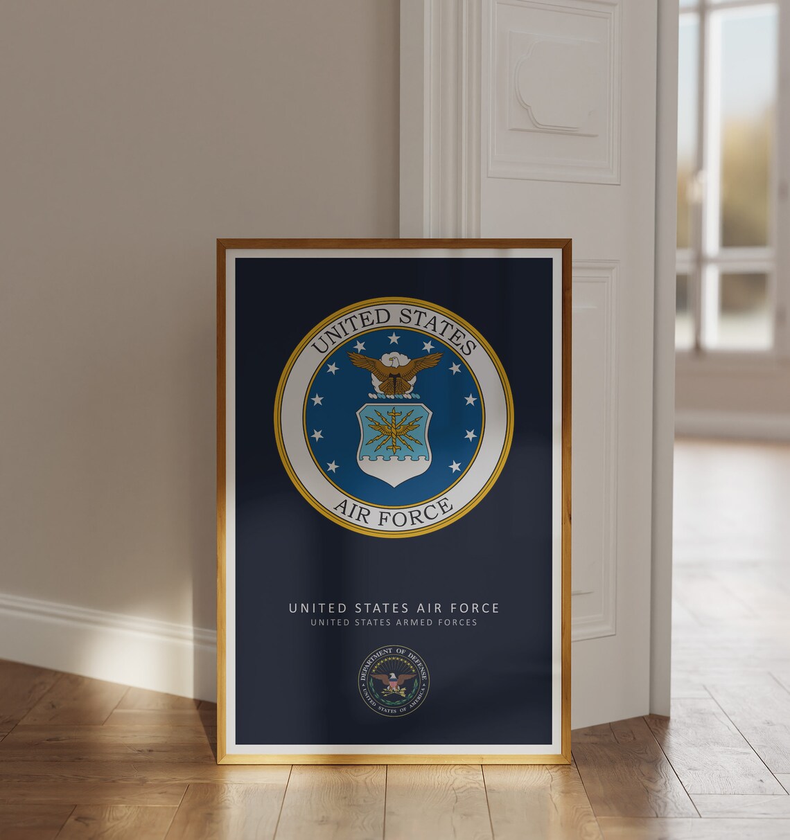 United States Air Force Minimalist Art Print - Image 2