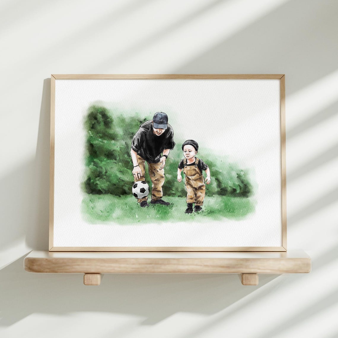 Custom Family Portrait From Photo Watercolor Family Painting Personalized Gift For Parents Family Memory Portrait Anniversary Gift - Image 4