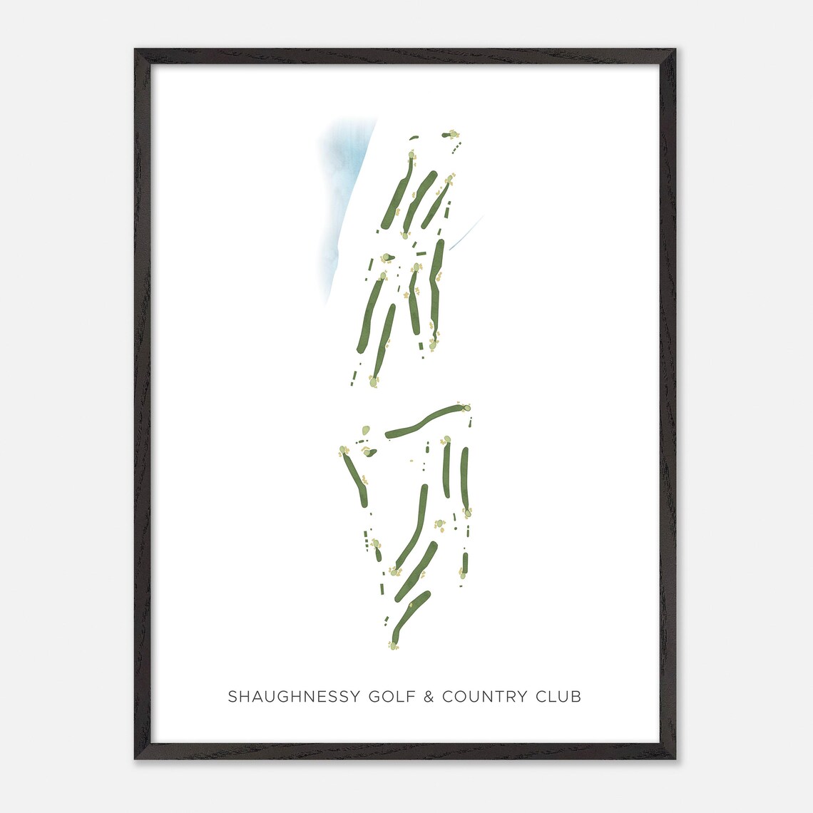Shaughnessy Golf and Country Club British Columbia Minimalist Poster - Image 2
