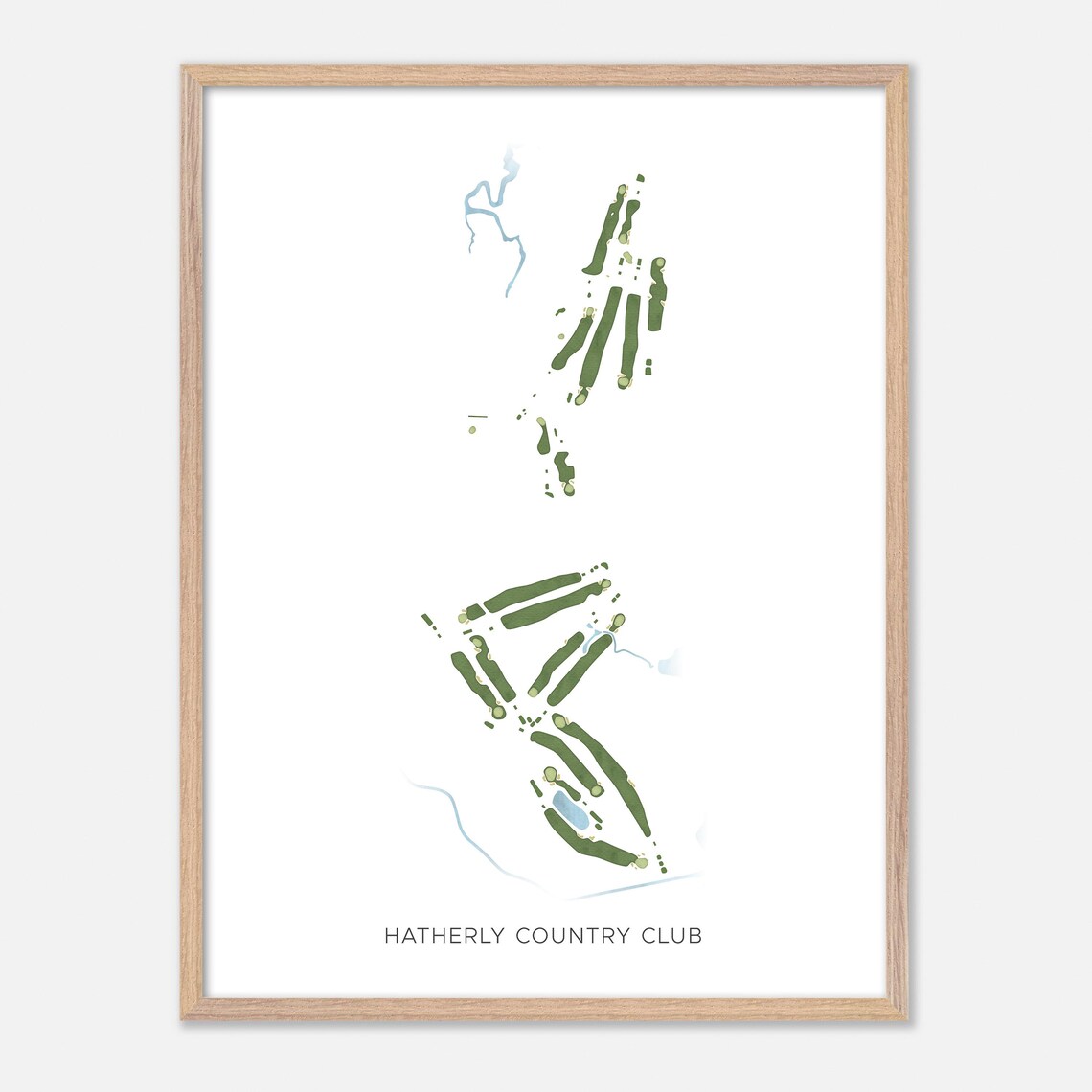 Hatherly Country Club, North Scituate Map Print - Image 2