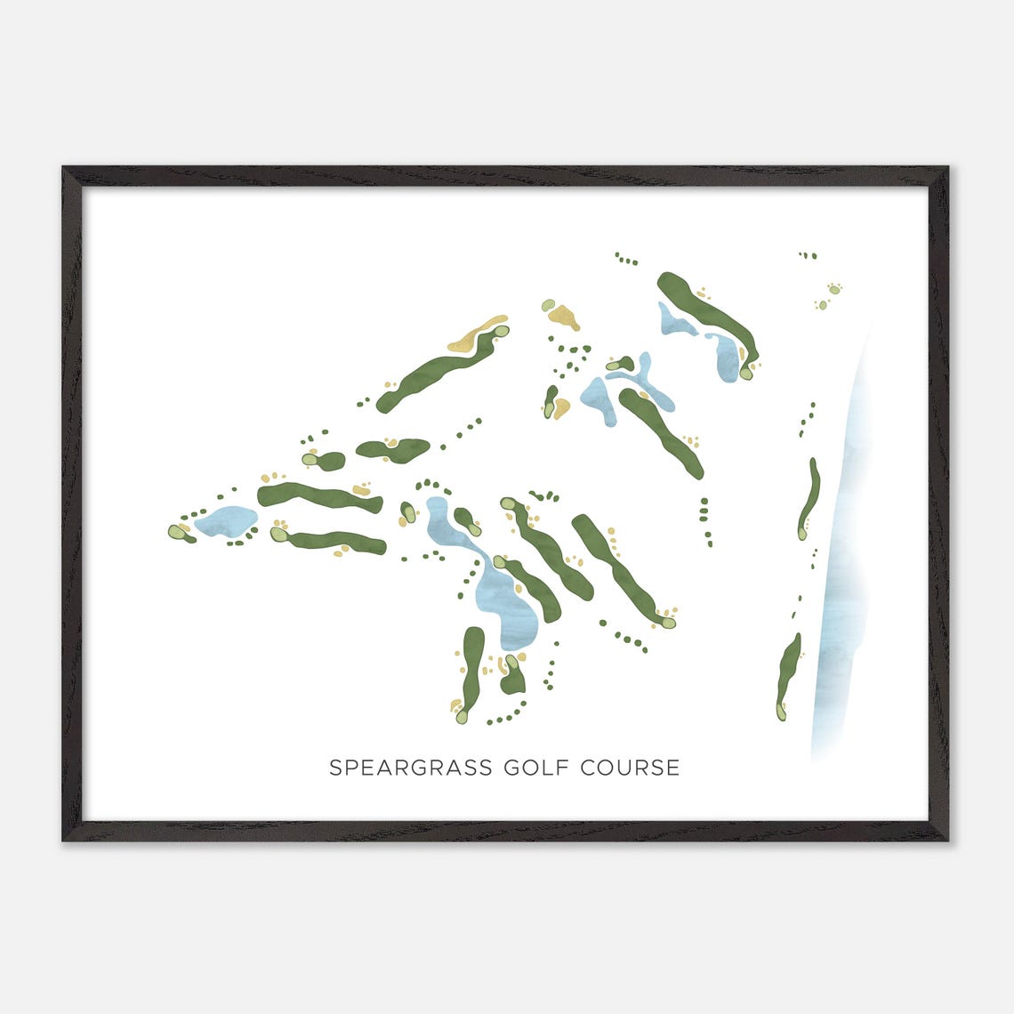 Speargrass Golf Course Canada Modern Minimalist Map Art Poster - Image 4