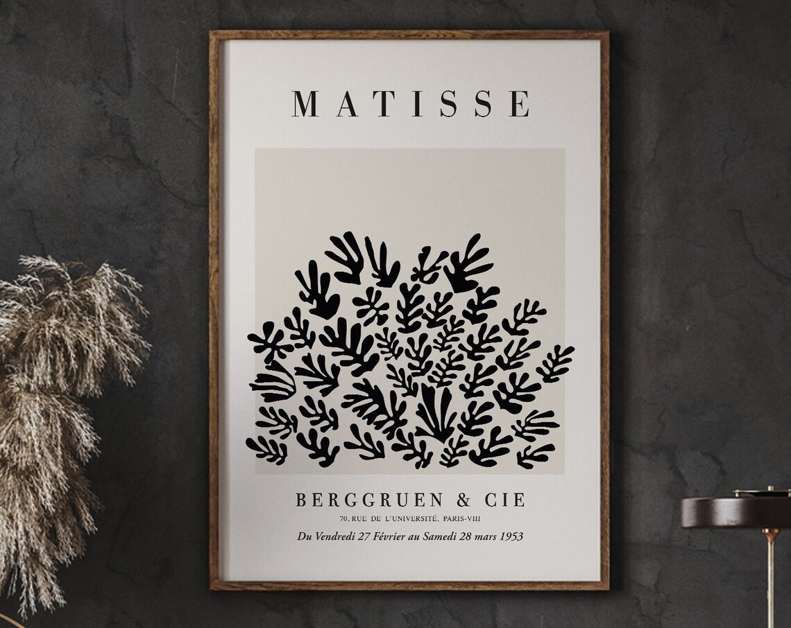 Henri Matessi La Gerbe Vintage Exhibition Poster